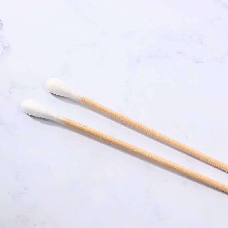 Wooden Cotton Swabs Disposable Biodegradable Cotton Buds for Ears Makeup Remover