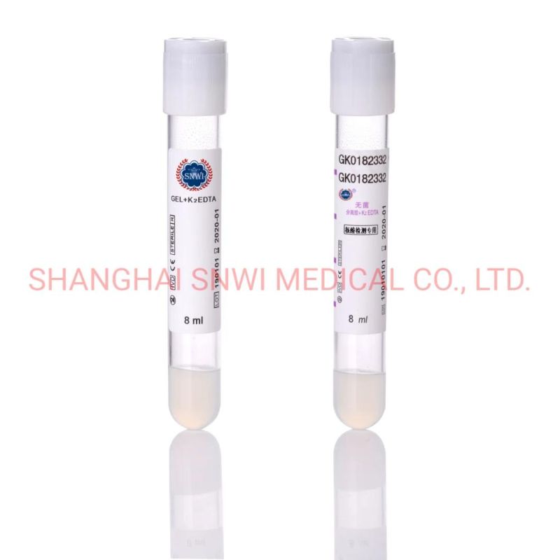 Medical Disposable Consumables Vaculuum Blood Collection Tube with CE