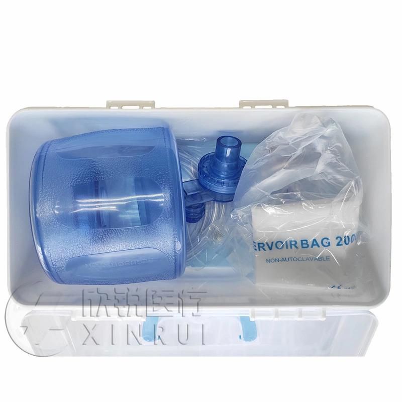 Disposable CPR PVC Mask Ambu Bag Manual Resuscitator Adult