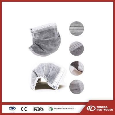 Hygienic Protection 3 Ply Non Woven 4 Ply Activated Carbon Face Civil Mouth Cover Disposable Dust Mask