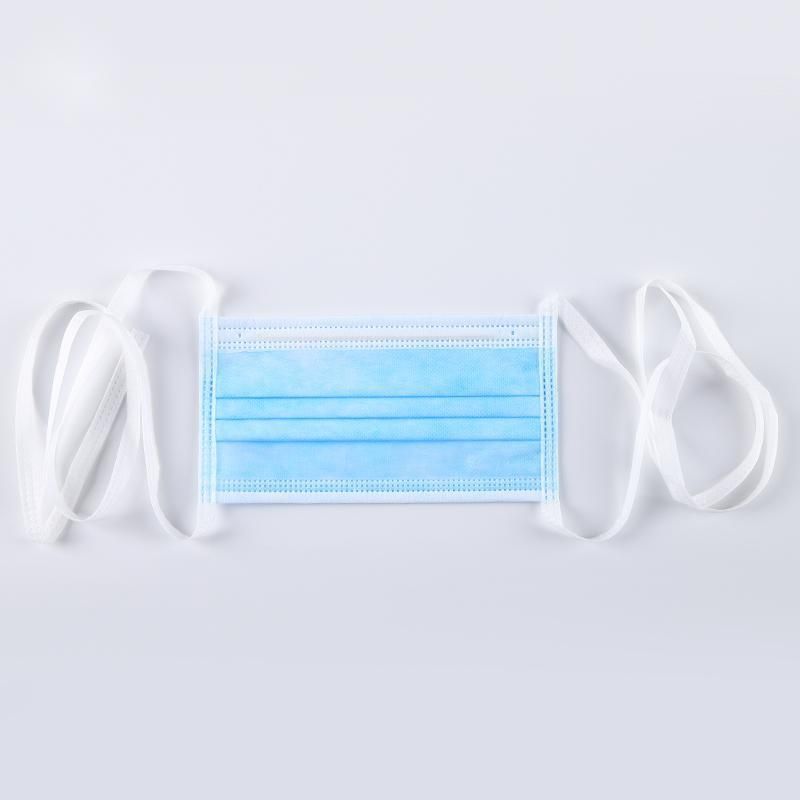 3 Layer Surgical Mask Tie-on Dental Mask for Hot Sale