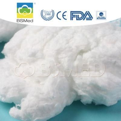 Bleached Raw Cotton Material ISO Ce FDA Medical Supply Cotton Supplies Products