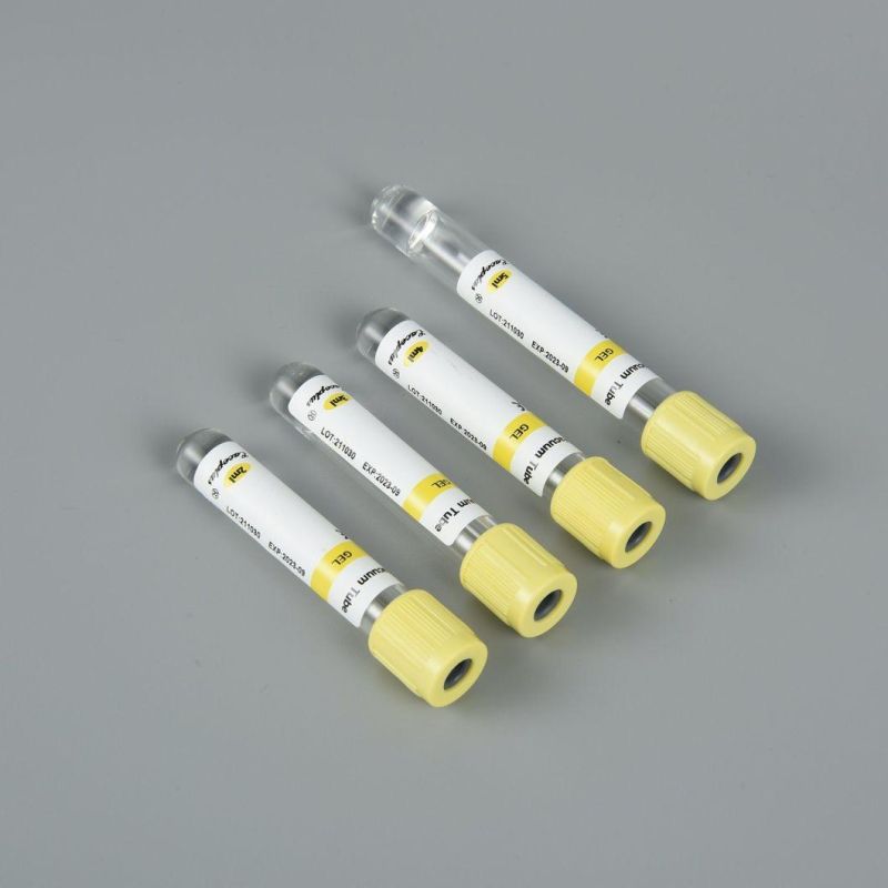 Siny Serum Separating Tube Gel Vacuum Plain Blood Collection Tube with CE ISO