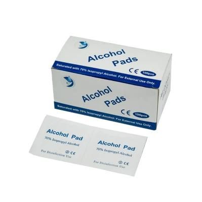 OEM Customized Design Best Quality Wet Alcohol Prep Pads 60X30mm