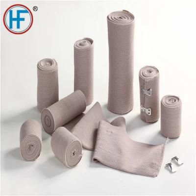 Disposable Medical Hospital Gauze Supply Skin Color High Elastic Cotton Crepe 90GSM Bandage Factory with OEM
