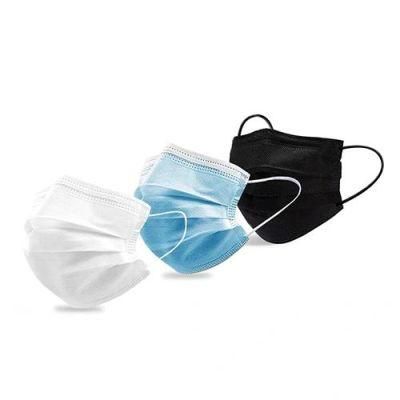 Fast Delivery 2000 PCS Per Carton 3ply Medical Disposable Earloop Face Mask with Bfe&gt;95% Non Sterile