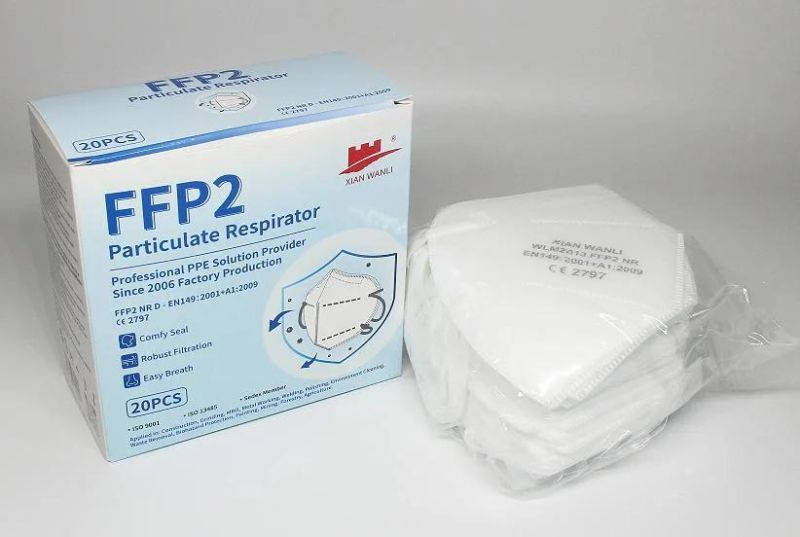 FFP2 CE Certified Industrial Disposal Dust Mask Face Masks with Valve Individual Pack