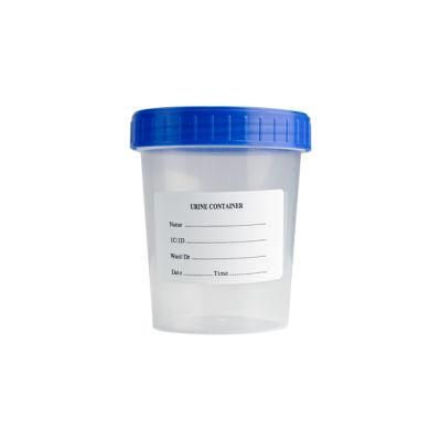 Hospital Disposable Plastic Screw Cap Urine Test Container Urine Cup