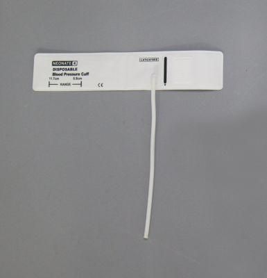 Disposable NIBP Blood Pressure Cuffs Adult Single Tube Cuff Hose