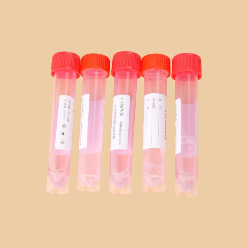 Viral Transportation Medium 10ml Vtm Tube with Nasal Collection Swab