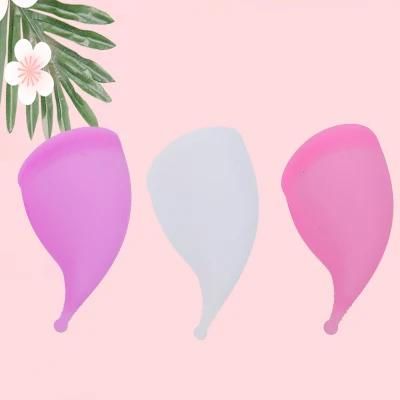 Silicone Menstrual Cup Women&prime;s Medical Grade Menstrual Cup Feminine Hygiene Menstrual Cup Customizable
