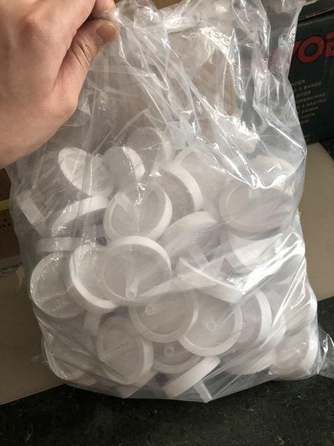 22mm Zhenfu Plastic Glass for Oxygen Concentrator HEPA Filter
