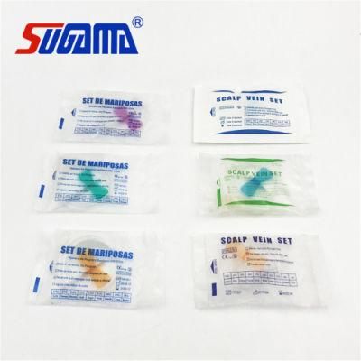 Safety Medical Disposable Scalp Vein Set with Butterfly Wing Hypodermic Needle for Infusion Made in China
