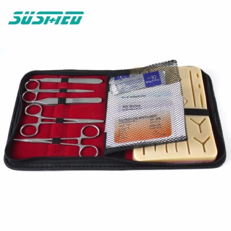 4 Layers Suture Pad Human Skin Training Model Suturing Practice Kit