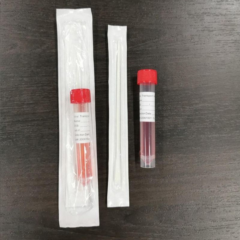 Test Kits with Collection Nasal Swab and Biohazard Specimen Bag