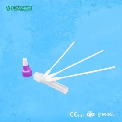 Single-Use Flocking Sampling Oral Swab Oropharyngeal Swab (3cm breakpoint)