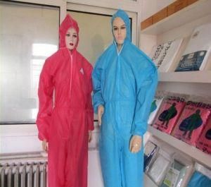 Disposable Coverall with Hood and Shoe Cover of Different Size