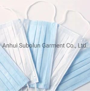 Discount Disposable Non-Woven Medical Surgical Face Mask with Adjustable Nose Strip
