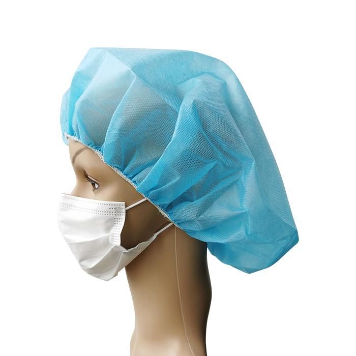 Safety Healthcare Hygienic Dust Proof Protective Elastic Non-Woven Head Cover Manufacturer Medical Disposable Hospital Caps