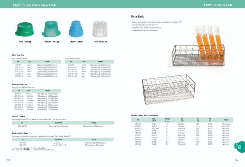 Test Tube Centrifuge Tube Blood Sampling Tube Specimen Collection Tube