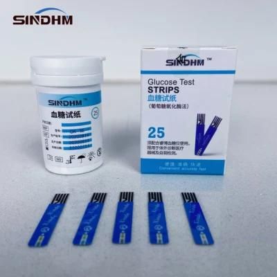 Quick Measurement Blood Glucose Test Strips for Diabetics with Measuring Hct