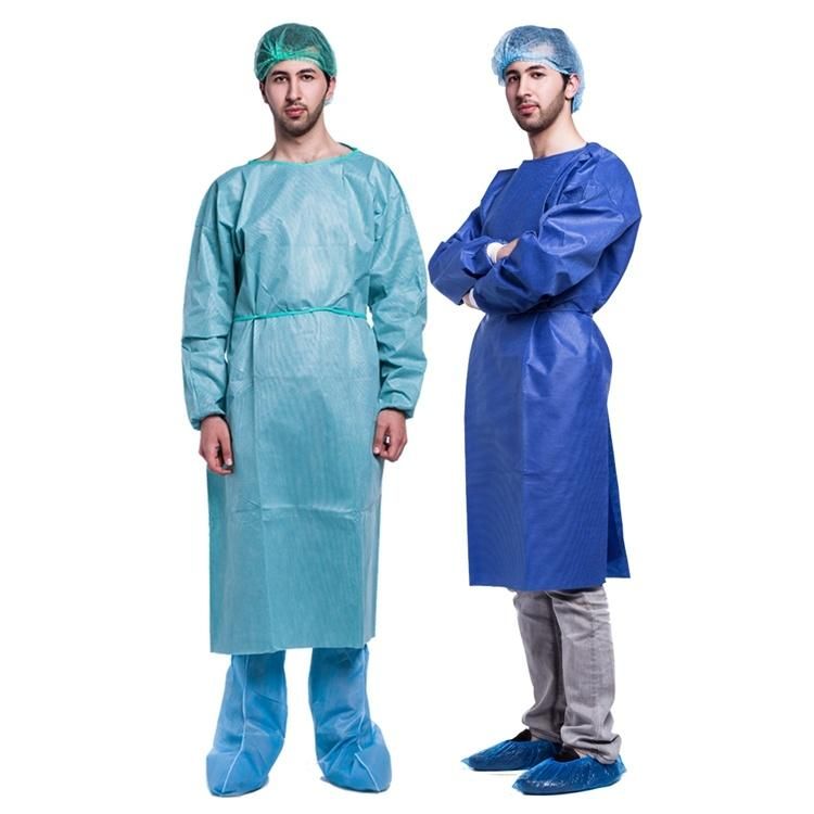 Custom Breathable Antibacterial Fluid-Resistant Disposable Surgical Gowns