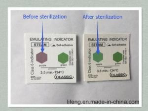 Class 6 Steam Indicator Adhesive Label and Class 6 Autoclave Indicator Adhesive Label