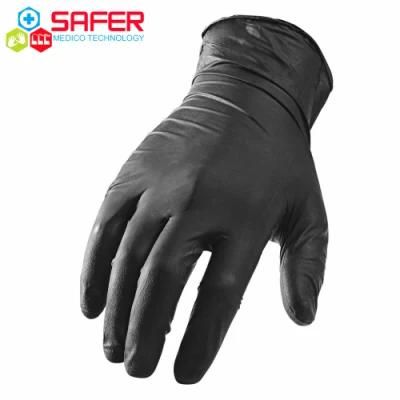 7 Mil Black Nitrile Gloves Disposable with High Quality