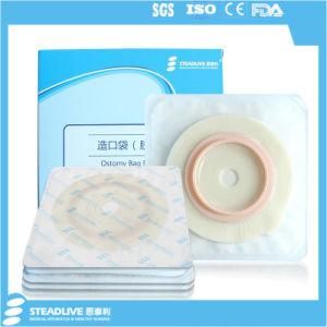 Medical Supply Two Piece Hydrocolliod Colostomy Flange with 48mm Max Cut