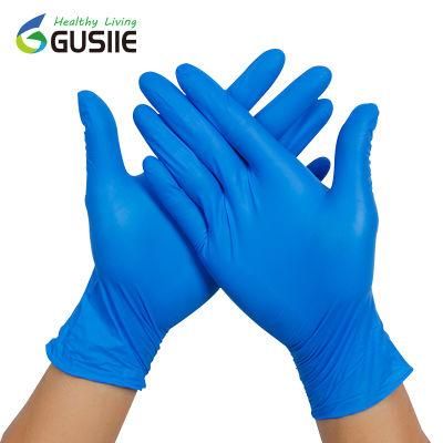 Gusiie Powder Free Examination Nitrile Glove Wholesale Good Quality Hand