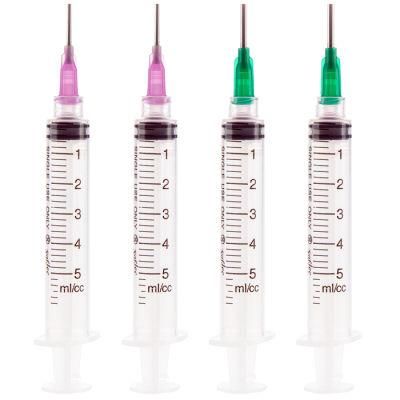 Syringe with Blunt Tip Needles for Experiments, Industrial Use