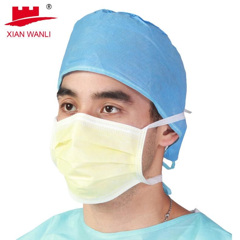 Nonwoven 3 Ply 50PCS/Box Earloop Disposable Face Mask