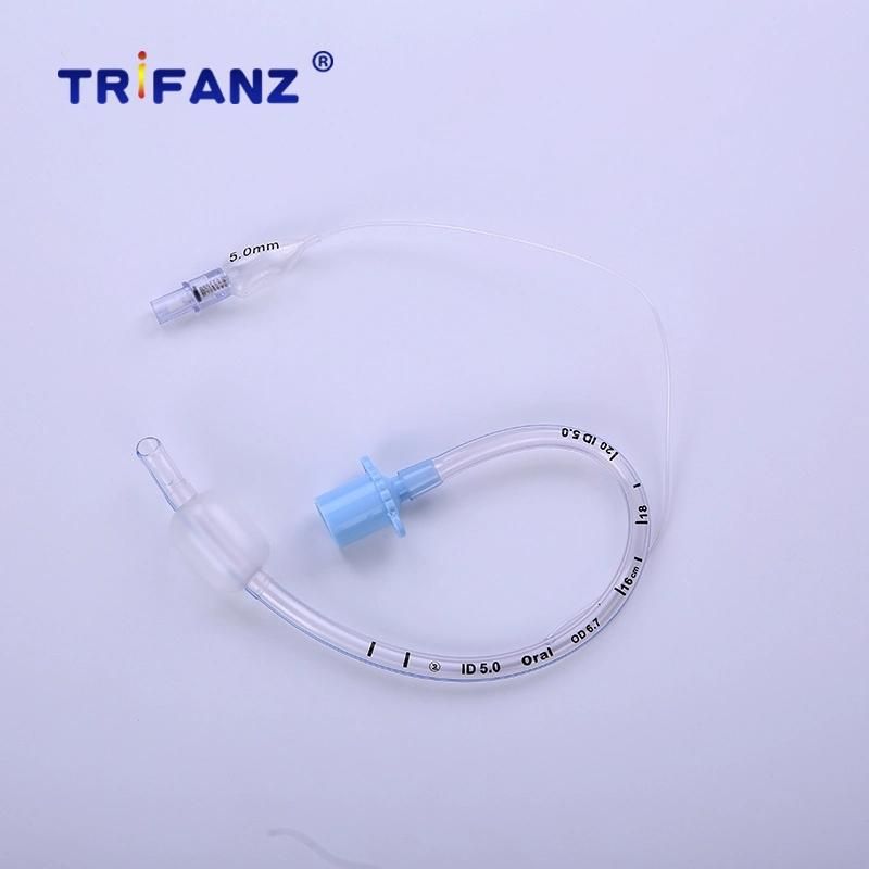 Disposable PVC Endotracheal Tube Prefprmed Without Cuff Manufacturer in China