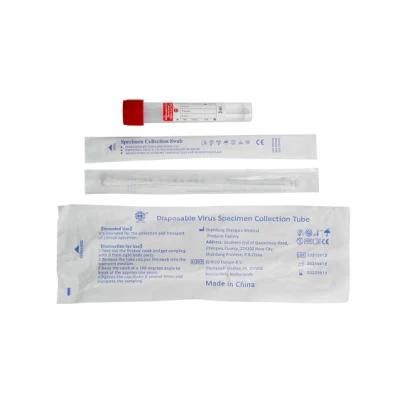 Specimen Tube Sampling Kit 10ml Virus Transport Vtm Tube with 3ml Inactivated Non-Inactivated Medium