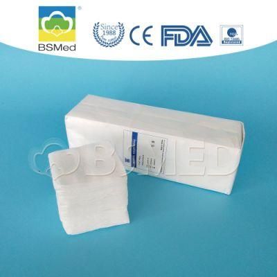 Disposable Absorbent Cotton Gauze Swab with or Without Sterilization