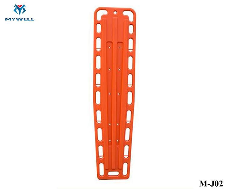 M-J02 X-ray Translucent First Aid High Strength Lightweight Plastic Rescue X-ray Spine Board