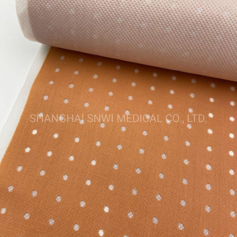 Skin Color Medical Drilled and Perforated Zinc Oxide Plaster Punching Plaster