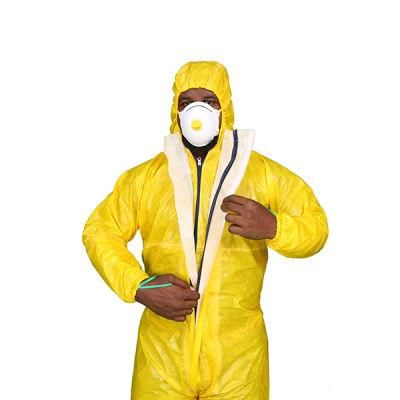 Disposable Type 3b/4b/5b/6b Protective Chemical Spray Tight Coverall