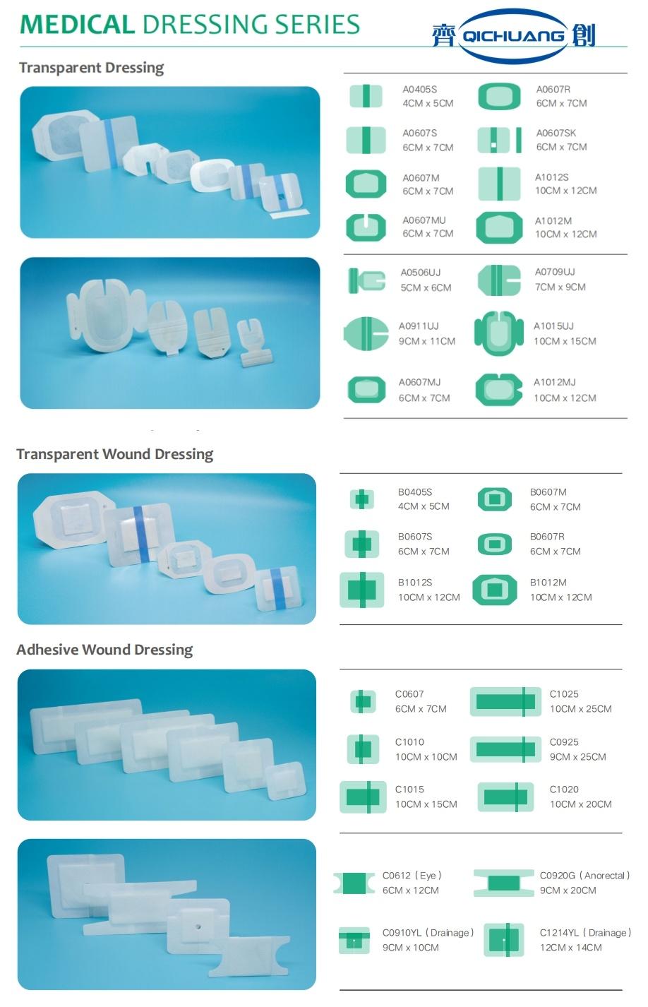 Post Operation Medical Adhesive Surgical Wound Film Dressings