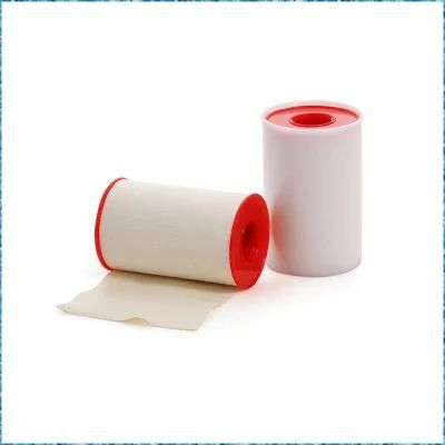 Strong Adhesive Non-Woven Surgical Paper Tape with Plastic Cover
