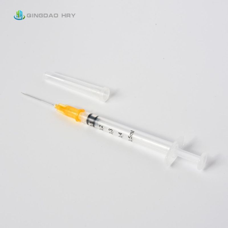 Medical Auto Disable Disposable Syringes with CE ISO FDA 510K 0.5ml-10ml