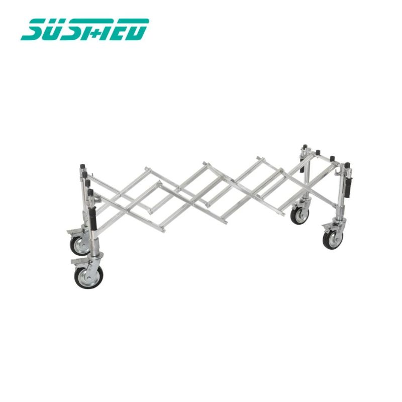 Funeral Body Coffin Car Aluminum Alloy Stainless Steel Mobile Coffin Funeral Transport Trolley