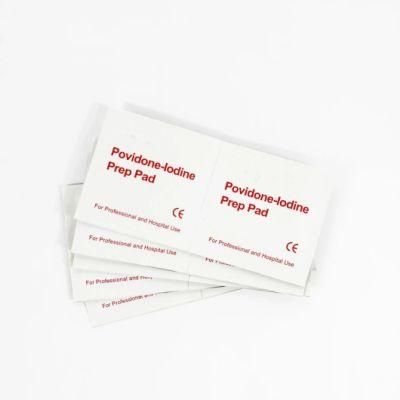 Medical Antiseptic Disposable Povidone-Iodine Iodine Cotton Prep Pad