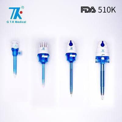 Gtk Laparoscopic Trocar 15mm Bladeless Trocars FDA 510K Cleared Top 2 China Factory Manufacturer