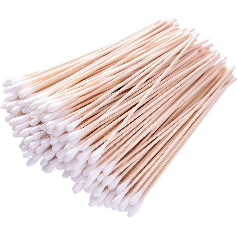 Bamboo Cotton Buds Kraft Paper Box Medical Washing Ear Cleaning Wood Sticks Cotton Swabs Face