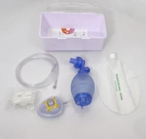 Hospital Medical Reusable Silicone Manual Resuscitator for Emergency Use