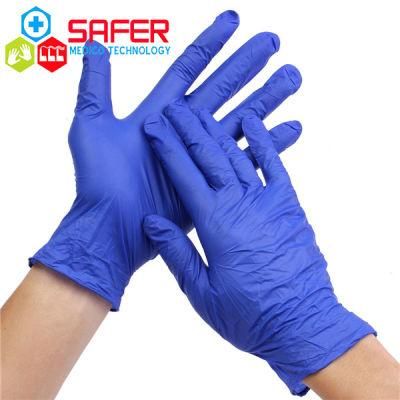 Cobalt Blue Disposable Nitrile Gloves EU Medical Grade