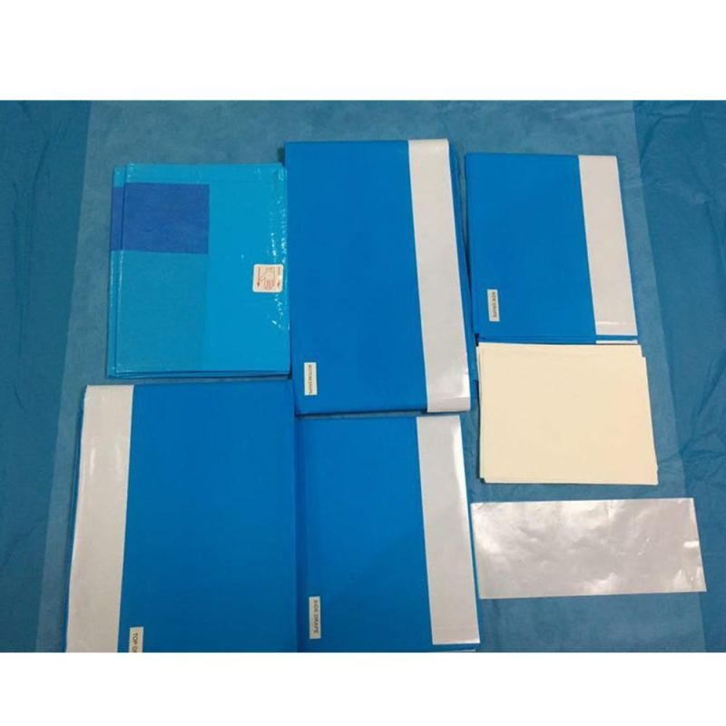 Sterile Poly Material Disposable Surgical Split Drape for Orthopedic Operation