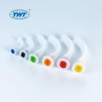 4cm-12cm Disposable Color Code Medical PVC Oropharyngeal Guedel Airway
