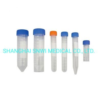 1.5ml 2ml 15ml 50ml Medical Lab Test Tube Micro Clear Plastic Centrifuge Tube